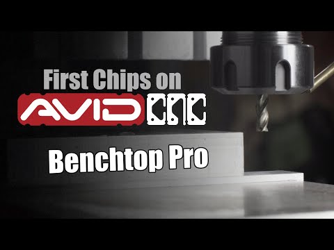 Avid CNC Benchtop Pro - Aluminum chatter analysis