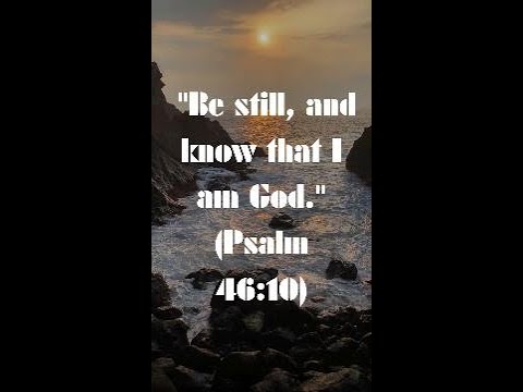 “Be still, and know that I am God.” Psalm 46:10 #ChristianSleep #FaithOverFear #RestInGod #Bible