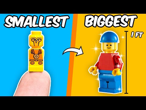 SMALLEST vs BIGGEST Lego Items