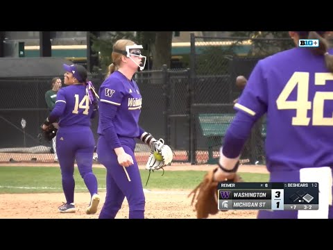 Softball: UW vs Michigan St., 04/18/25