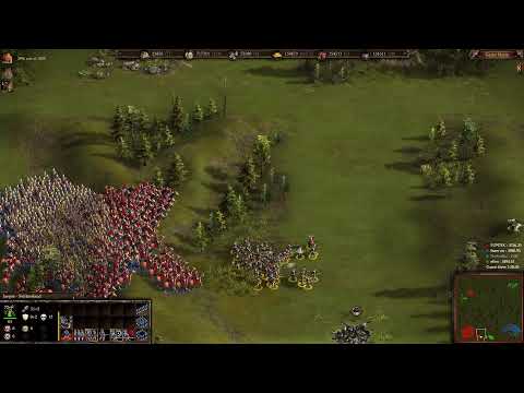Cossacks 3 - FFA - все злые, потому-что победил :D