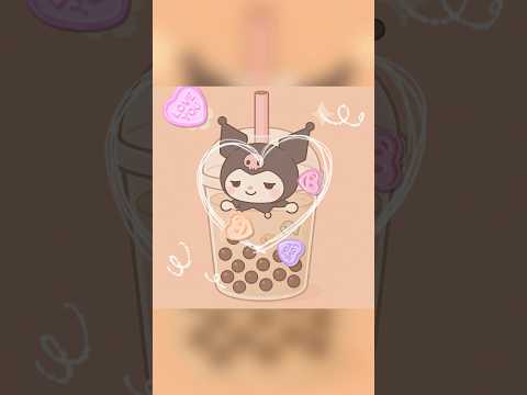 Kuromi Food 💜🖤 #sanrio #kuromi #kawaii #cute