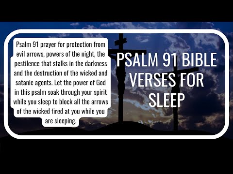 Psalm 91 Night Prayer -Scriptures for Sleep -Powerful Sleep Protection Prayer
