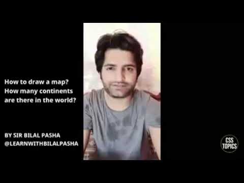 How to draw World Map | Bilal Pasha   | CSS Topics