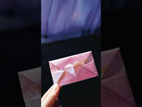 叮咚！您的爱心信封已送达！“Heart Envelope Origami” #loveletter