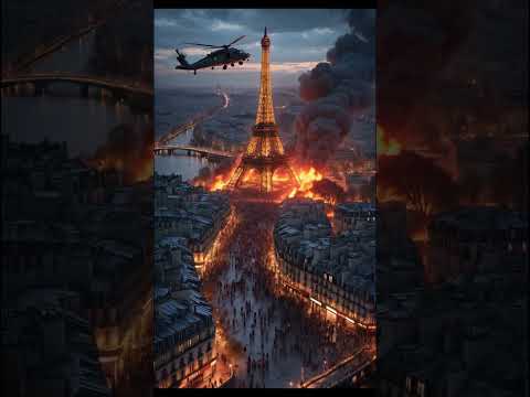 🏺🔥 Pyramid of Khufu & Fire Over Paris! 🚁⚡