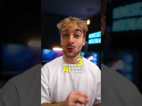 Try these 3 AI video tools that are free to use 🔥 #AI #aivideos #aitools #videoediting #videoeditor
