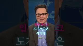 도지코인은 진짜 사기? 일론 머스크의 속마음은?