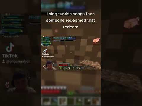 I sing turkish songs and then someone redeem sing turkish song