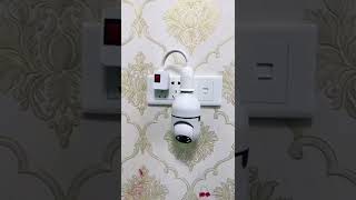 360 Wifi Light Bulb Auto Tracking Camera⁠. Product Link in the Comments!⁠
