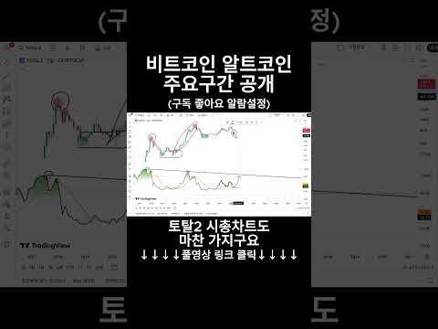 비트코인 알트코인 여기만 지키자 #비트코인 #이더리움 #리플 #엑스알피