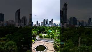曼谷城市綠洲 班嘉奇蒂公園  Benjakitti Park，又稱皇后公園，是曼谷市中心的大型綠洲，提供市民和遊客一個寧靜的休憩場所。公園內有湖泊、草坪、森林步道和各式花園，適合活動。 #shorts