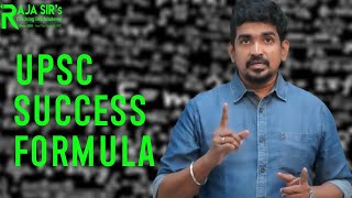 UPSC CIVILS SUCCESS FORMULA  - DECODED | IAS, IPS, IFS | Raja Sir's Cracking IAS Academy. Chennai.