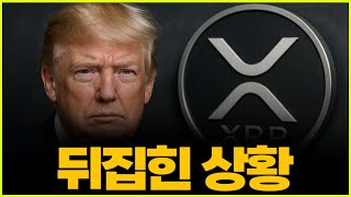 트럼프 XRP ETF 뒷거래 터졌다.. 리플 간밤에 무슨일?