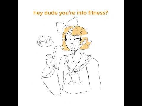 fitness whole weiner [vocaloid kagamine rin & len]