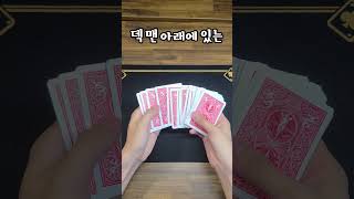 겁나 쉬운 마술 알려드림  #카드마술