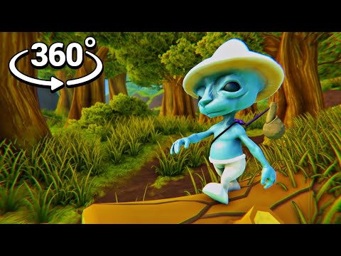 360º SMURF CAT - Party in the forest / VR