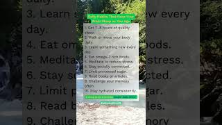 Daily Habits That Keep Your Brain Sharp As You Age #shorts #dailyhabits #brainhealth