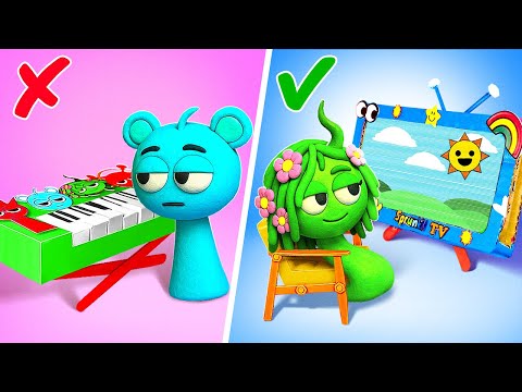 Crazy Cardboard Crafts For Dough Sprunki! 📦✨ Fun DIY Paper Creations You’ll Love! 🎨