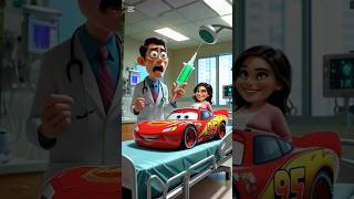 McQueen vs doctor #car#cars#hotwheels #love #cat#cute #love #trend #shorts