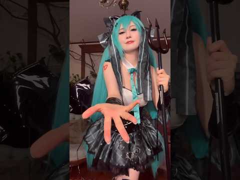 Thank you RoleCosplay! 🎃🩵 #miku #mikuhatsune #hatsunemiku #vocaloid #halloween #cosplay #cosplayer