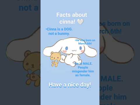 Hope this informed you. #sanrio #cinnamorol #hellokitty #funfacts