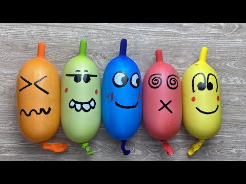Making Fluffy Slime with Funny Balloons - Satisfying Slime video - ASMR BALLONS