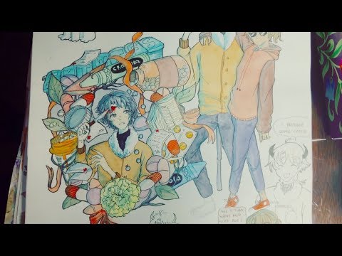 17'-18' sketchbook tour