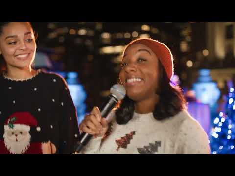 The Hamilton Cast sings "Jingle Bells"
