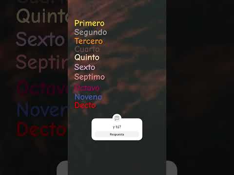y tú?