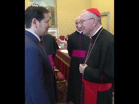 US Rubio meets Vatican Secretary of State Cardinal Parolin
