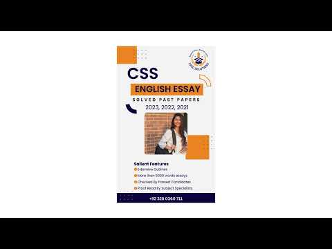 The fool speaks, and the wise listens | CSS ENGLISH ESSAY SOLVED PAST PAPERS 2023