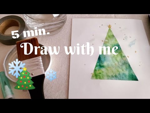 Draw with me●Holiday card
