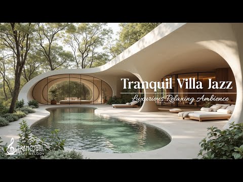 Tranquil Forest Villa Jazz | Smooth Relaxing Jazz To Calm The Mind And Soothe The Soul