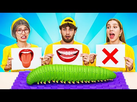 BITE, LICK or NOTHING Challenge! 🍕🤣 Epic Eating Challenge & Food Fails!
