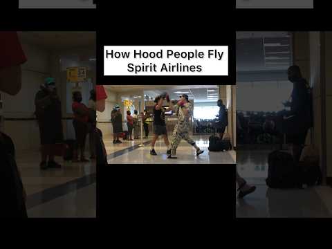 How Hood People Fly Spirit Airlines