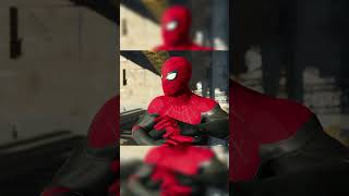 The Falling Tower vs Peter Parker #gaming #shorts #spidermanremastered