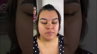 Ombre Powder Brows process from start to finish #pmu #brows  #ombrepowderbrows