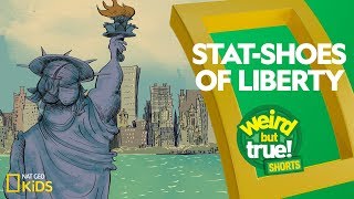 Stat-Shoes of Liberty | Weird But True! Shorts