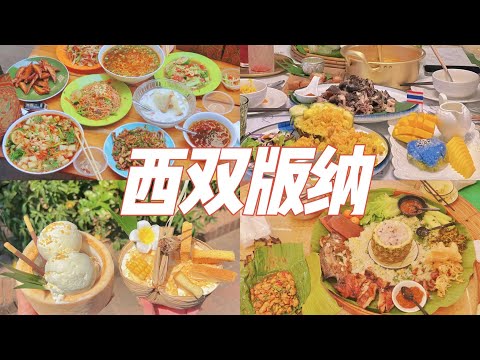 西双版纳VLOG上｜总要去趟西双版纳吧，和朋友的快乐逛吃之旅vlog！本地人都爱去的烧烤聚集地，夏天必吃的凉拌！好看又好吃的泰国菜。朋友带我吃版纳，野象谷看大象，曼听公园～西双版纳vlog上集