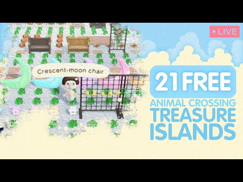 24/7 FREE Treasure Islands | ANIMAL CROSSING Items and Villagers ~ Cozy Lofi