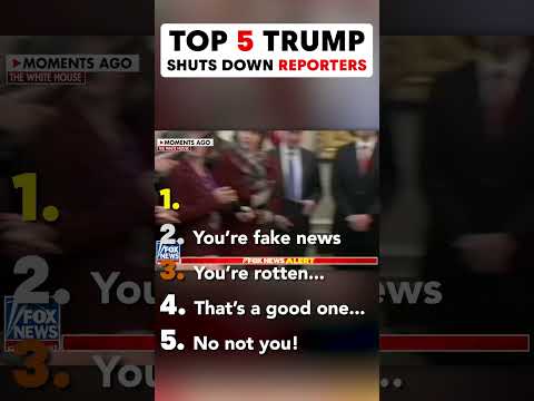 Top 5 Times Trump COOKED Lib Reporters 🔥