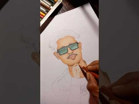PART-2 | Color Pencil Drawing 😊👍|ସାନ ଭାଇର  | #shorts #drawing #youtubeshorts