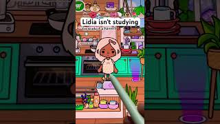 Lidia isn't studying!🫢 #tocagohar  #tocaroleplay  #tocaroutine #tocaboca #aesthetic