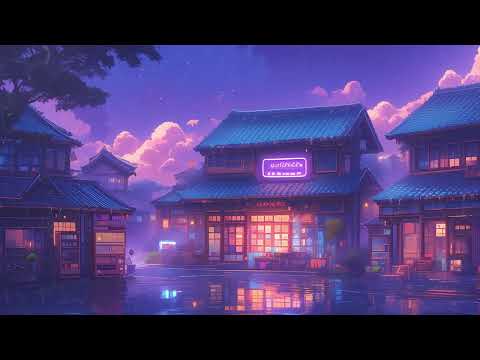 Lofi City Vibes ☔ 1980s & 90s Lofi Hip Hop Beats To Relief Stress 💿Japanese Town Ambience