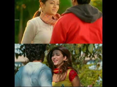 Tamil vs Hindi | Trisha | Shruti Hassan #love #song #shorts