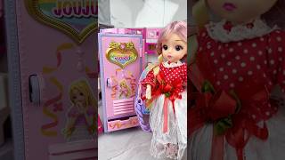 Satisfying With Unboxing Barbie Locker Set Toys, ASMR Video #shorts