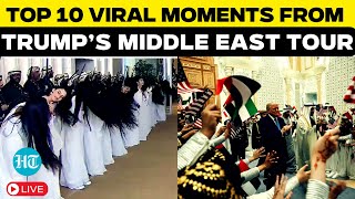 Trump LIVE: Hair Flip, Sword Dance, Golf-Carting - Top Moments From US President's Middle East Trip
