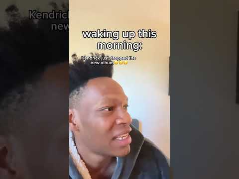 waking up this morning #relatable #kendricklamar #album