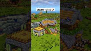 Minecraft Starter Survival House 🏠 #minecraft